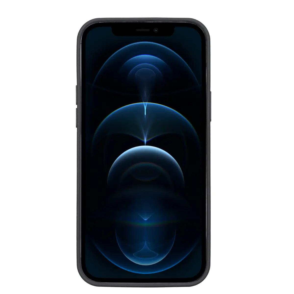 Kamelbraune Lederhülle zum Aufstecken für iPhone 13 Pro Max (6,7") 
