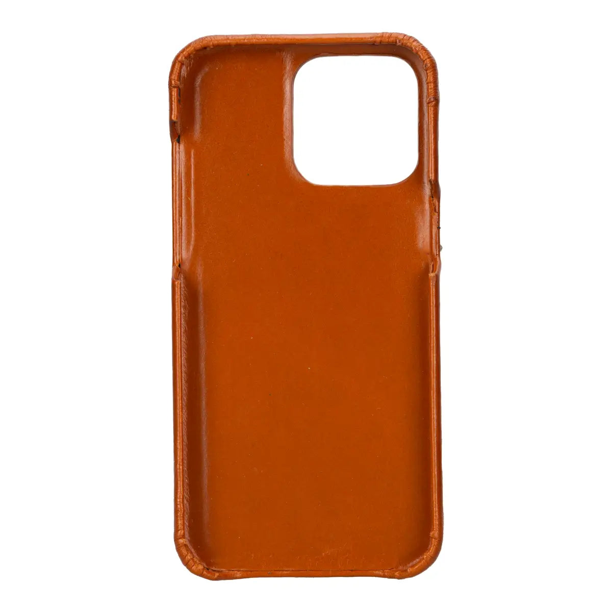Prestige Wallet Case aus brüniertem hellbraunem Leder für das iPhone 15 Pro Max 