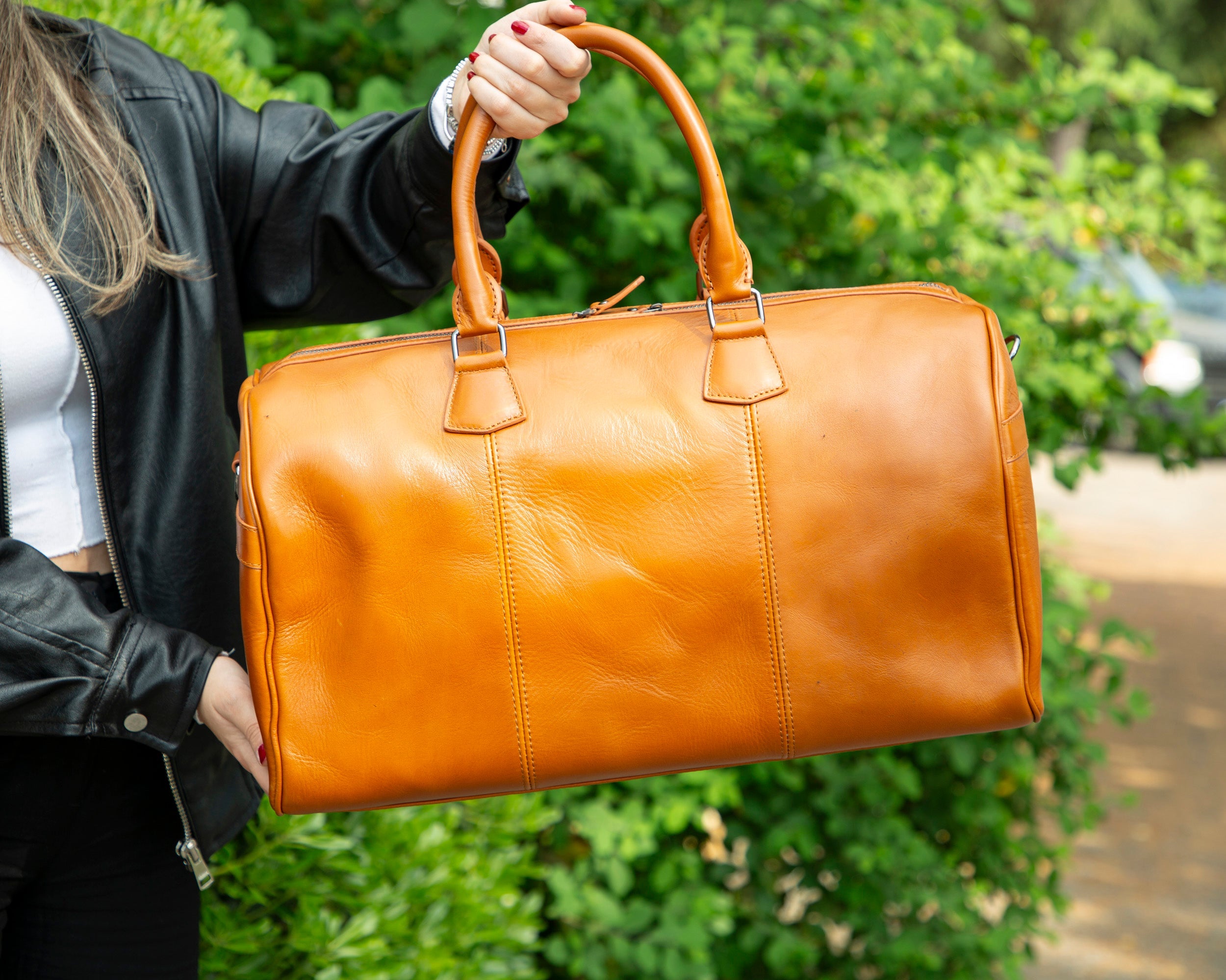 Wochenend-Reisetasche Dolly aus Leder