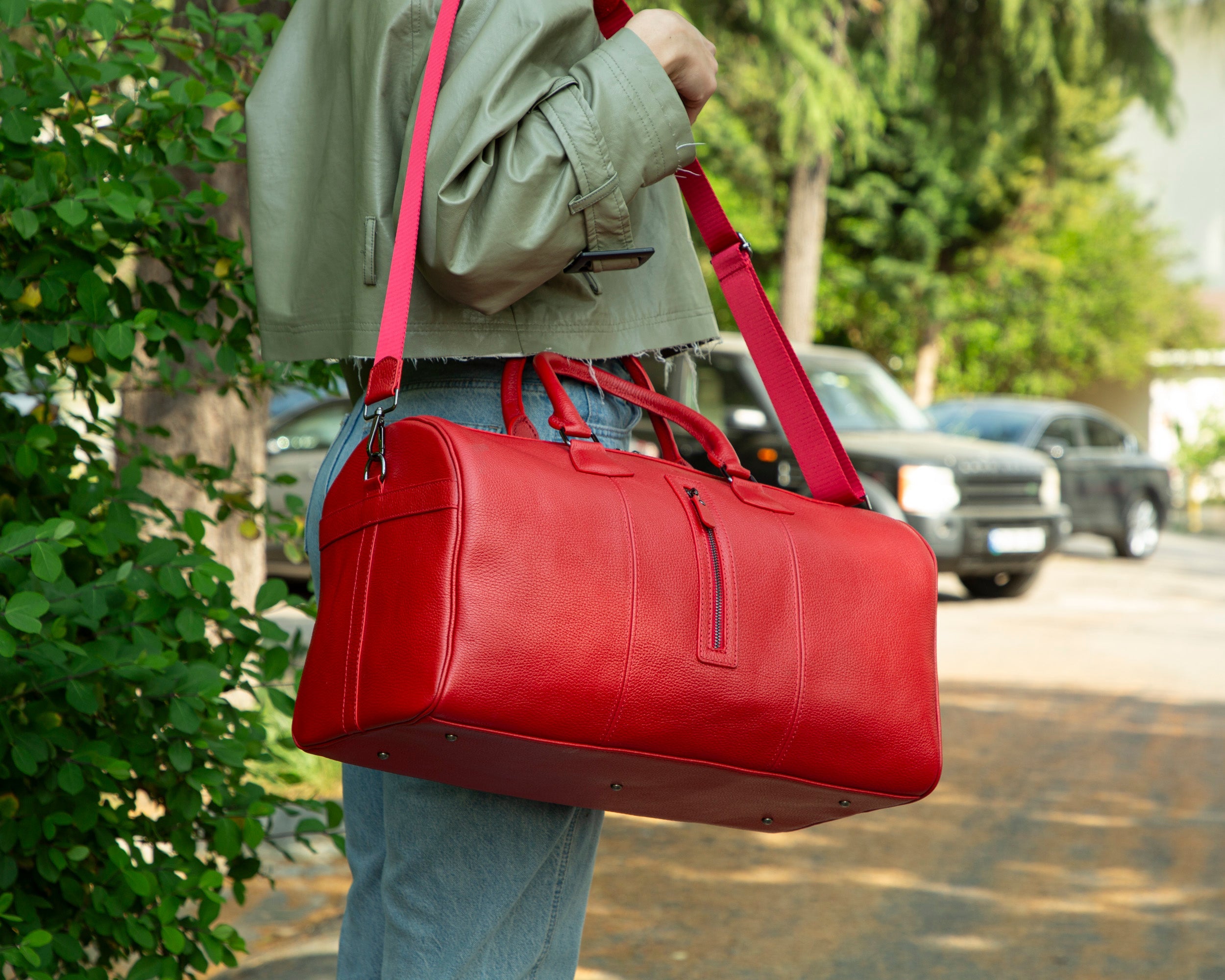 Wochenend-Reisetasche Dolly aus Leder