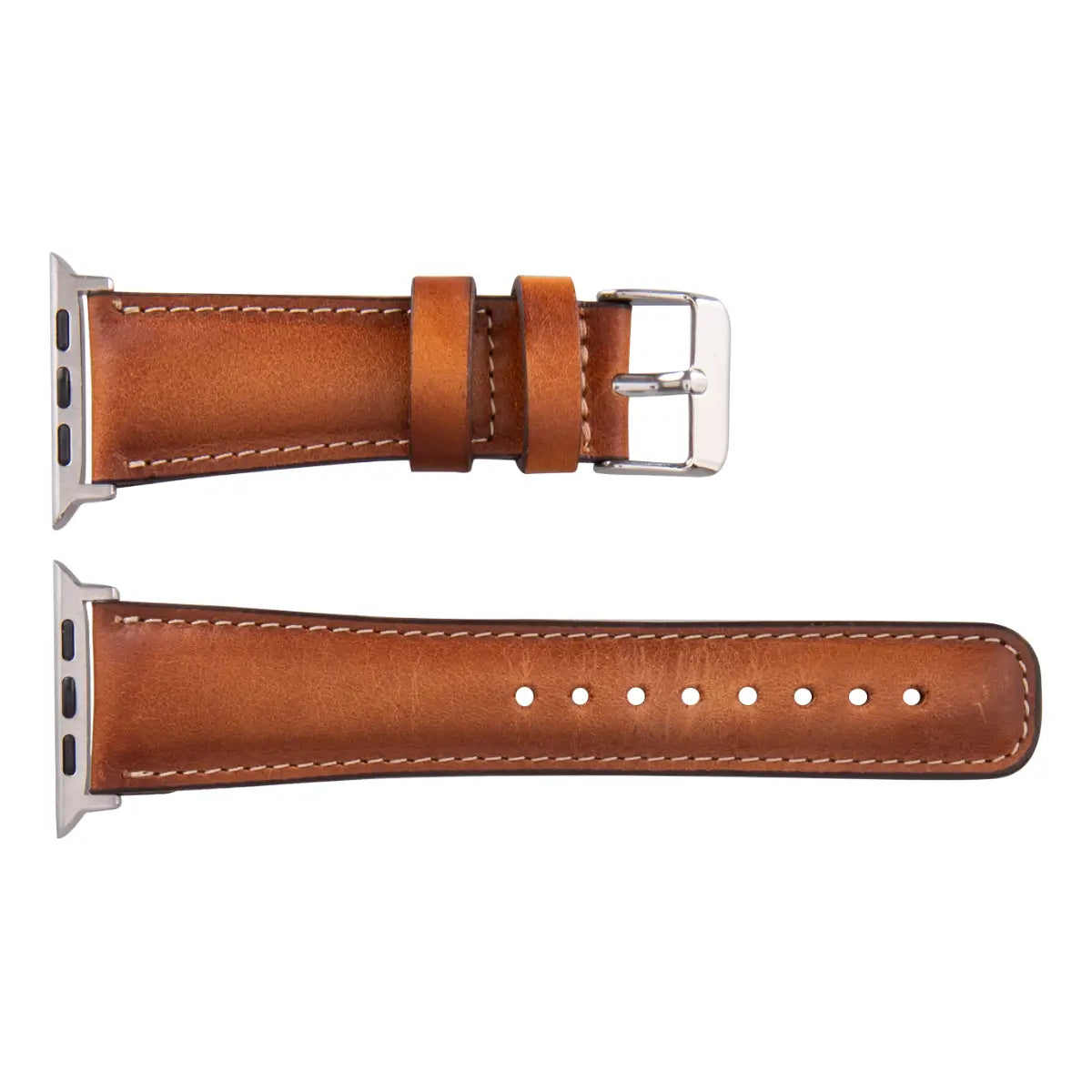 Burnished Tan Leather Classic Apple Watch Band