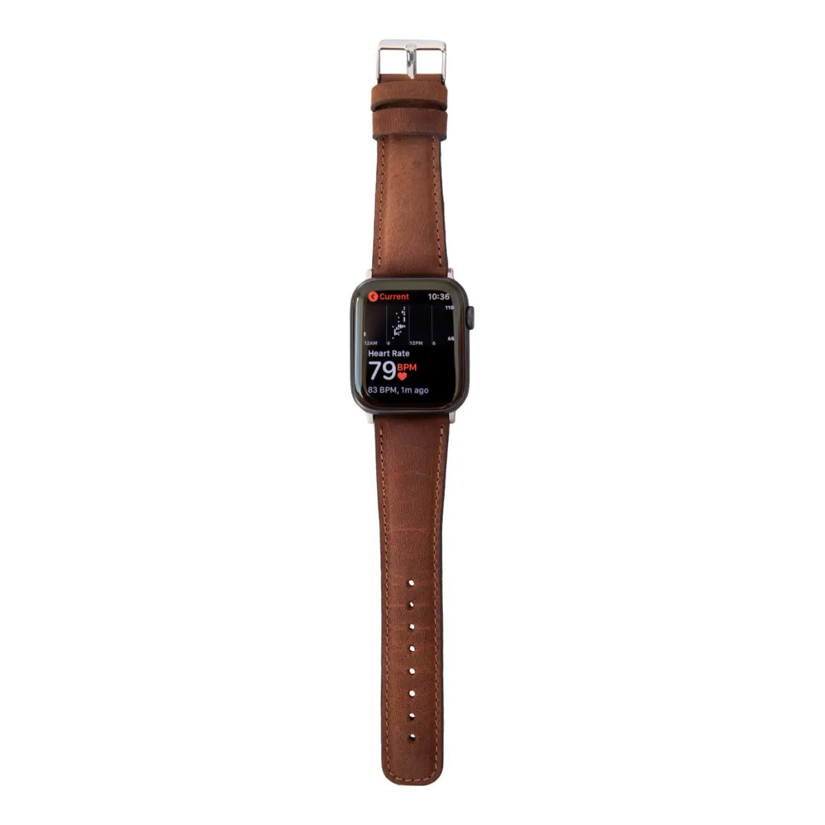 Distressed Brown Leather Classic Apple Watch Band