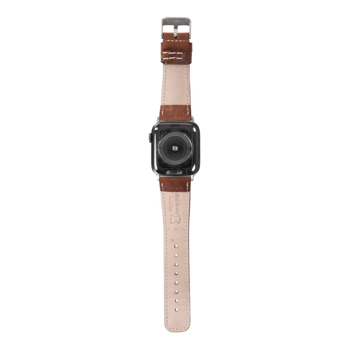 Distressed Brown Leather Classic Apple Watch Band