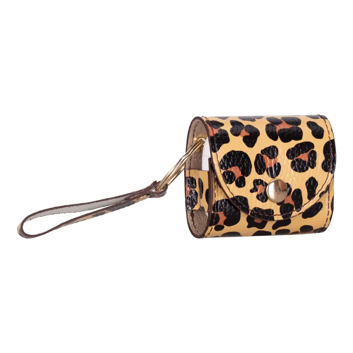 AirPods Mai Hülle aus Leder mit Leopardenmuster