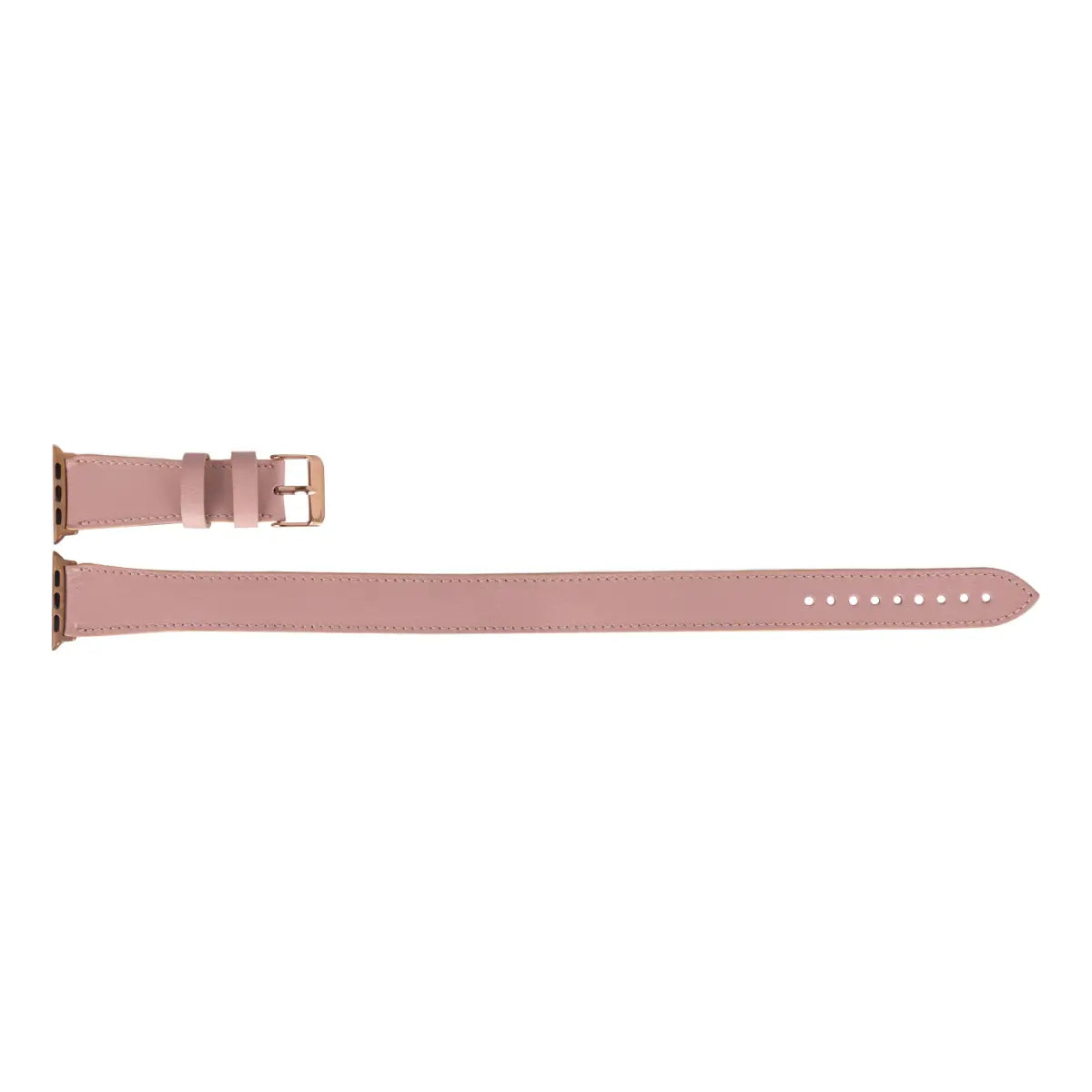 Pink Leather Double Tour Apple Watch Band