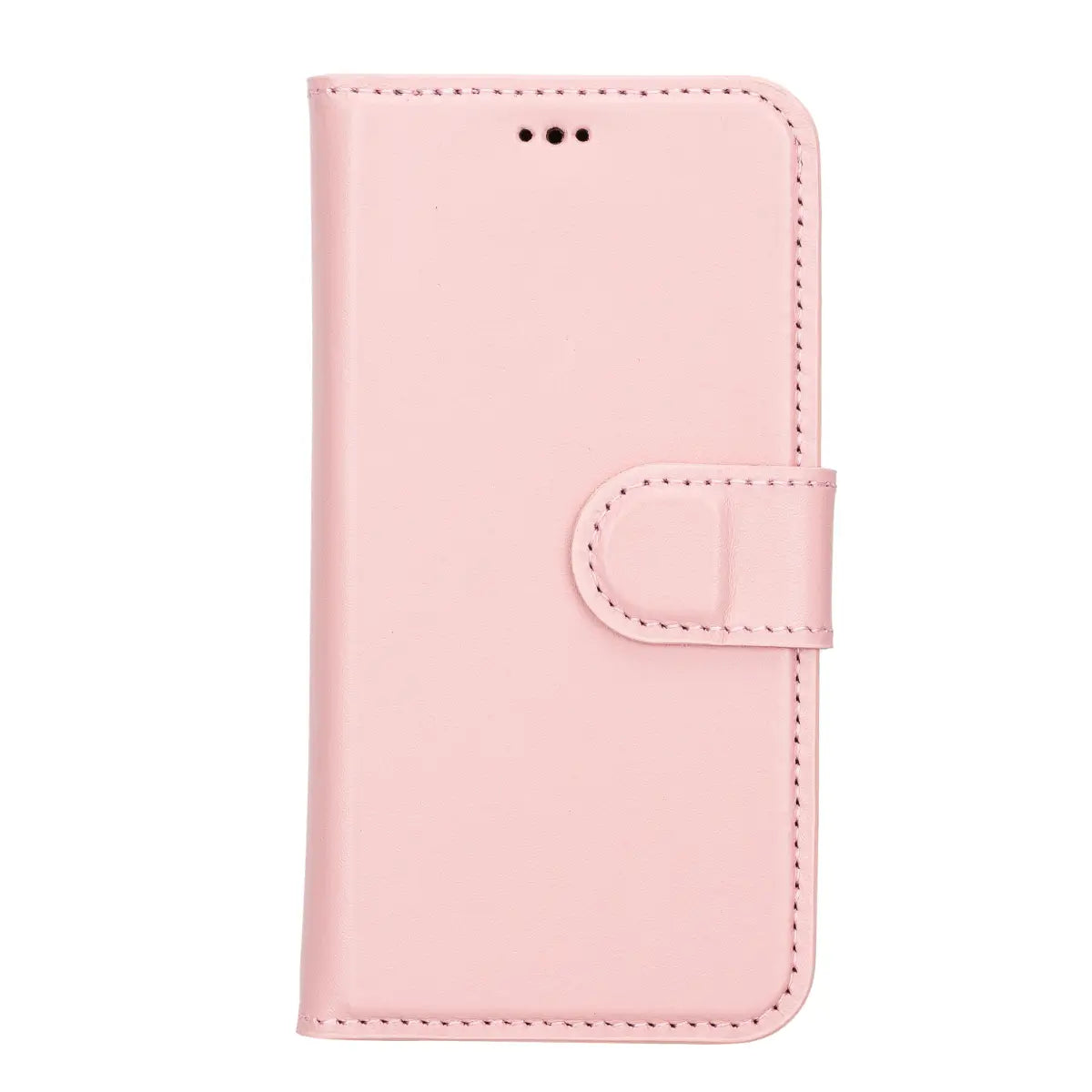 Pink Leather Wallet Case for iPhone 13 Pro Max
