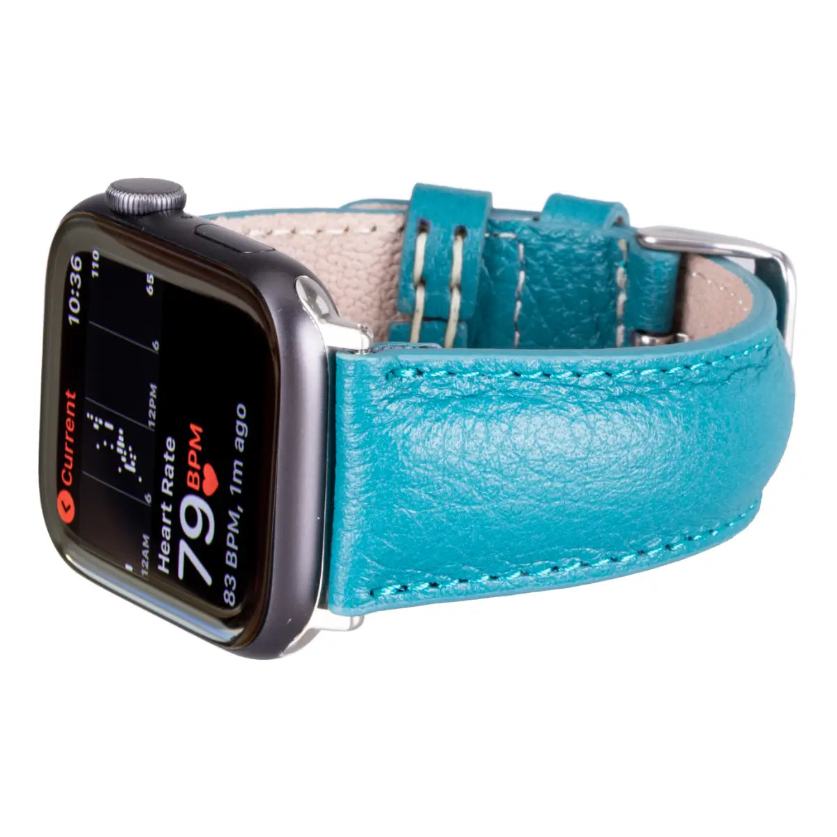 Turquoise Leather Apple Watch Band
