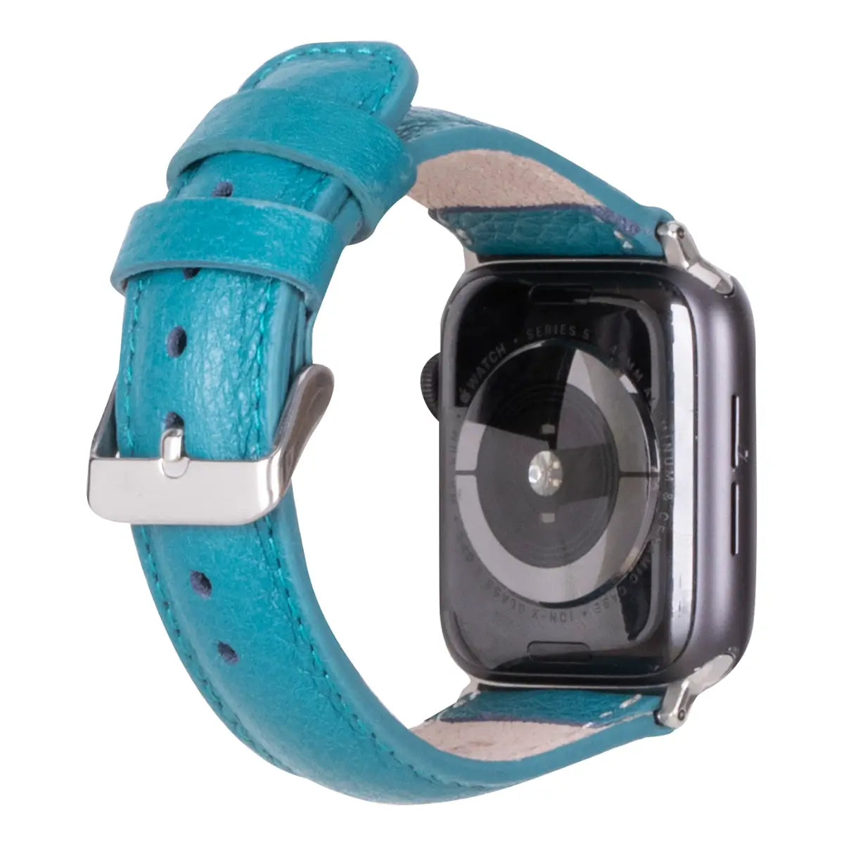 Turquoise Leather Classic Apple Watch Band