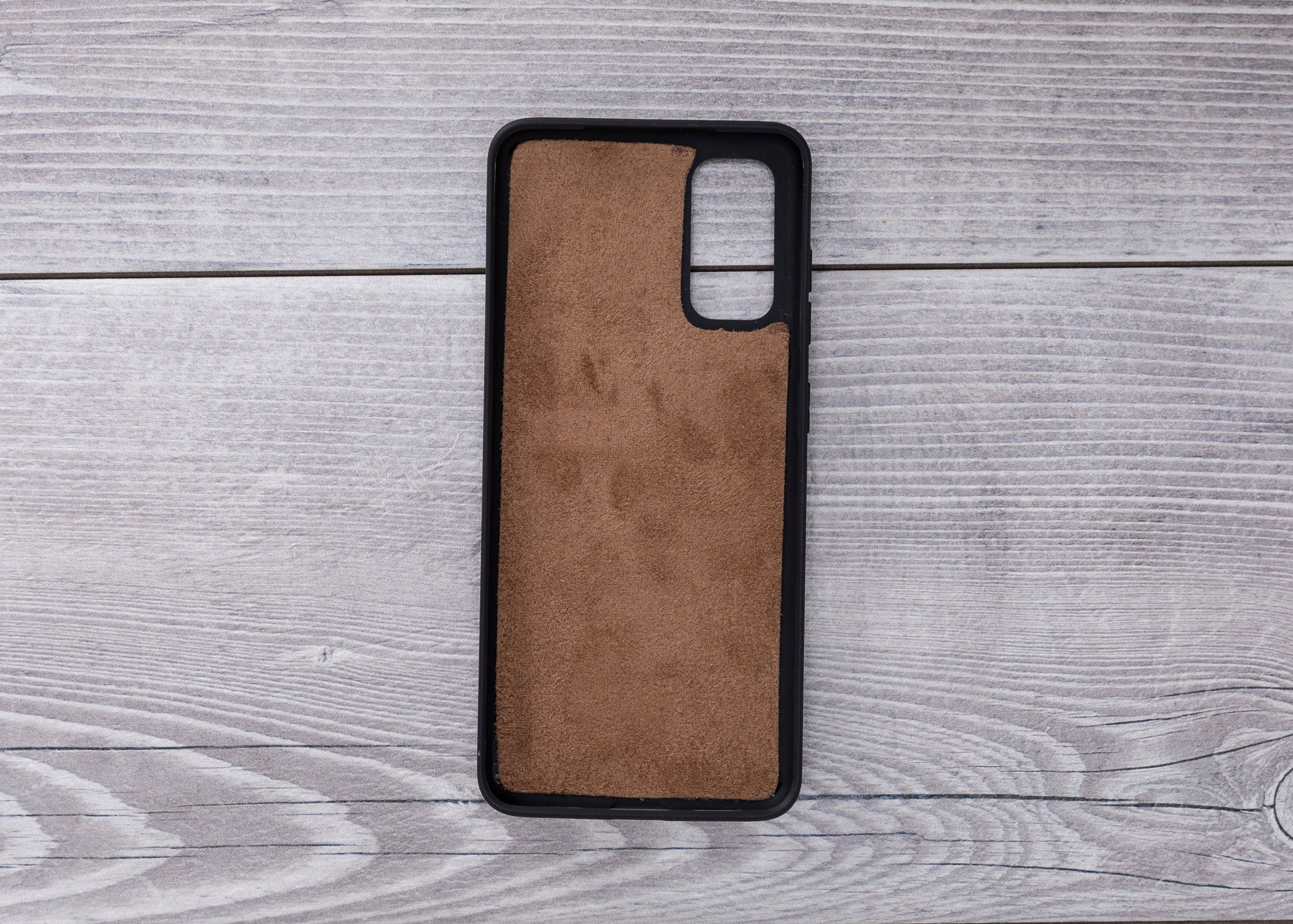 Antic Braune magnetische Leder-Brieftaschenhülle für Galaxy S20 / S20 Plus/ S20 Ultra 