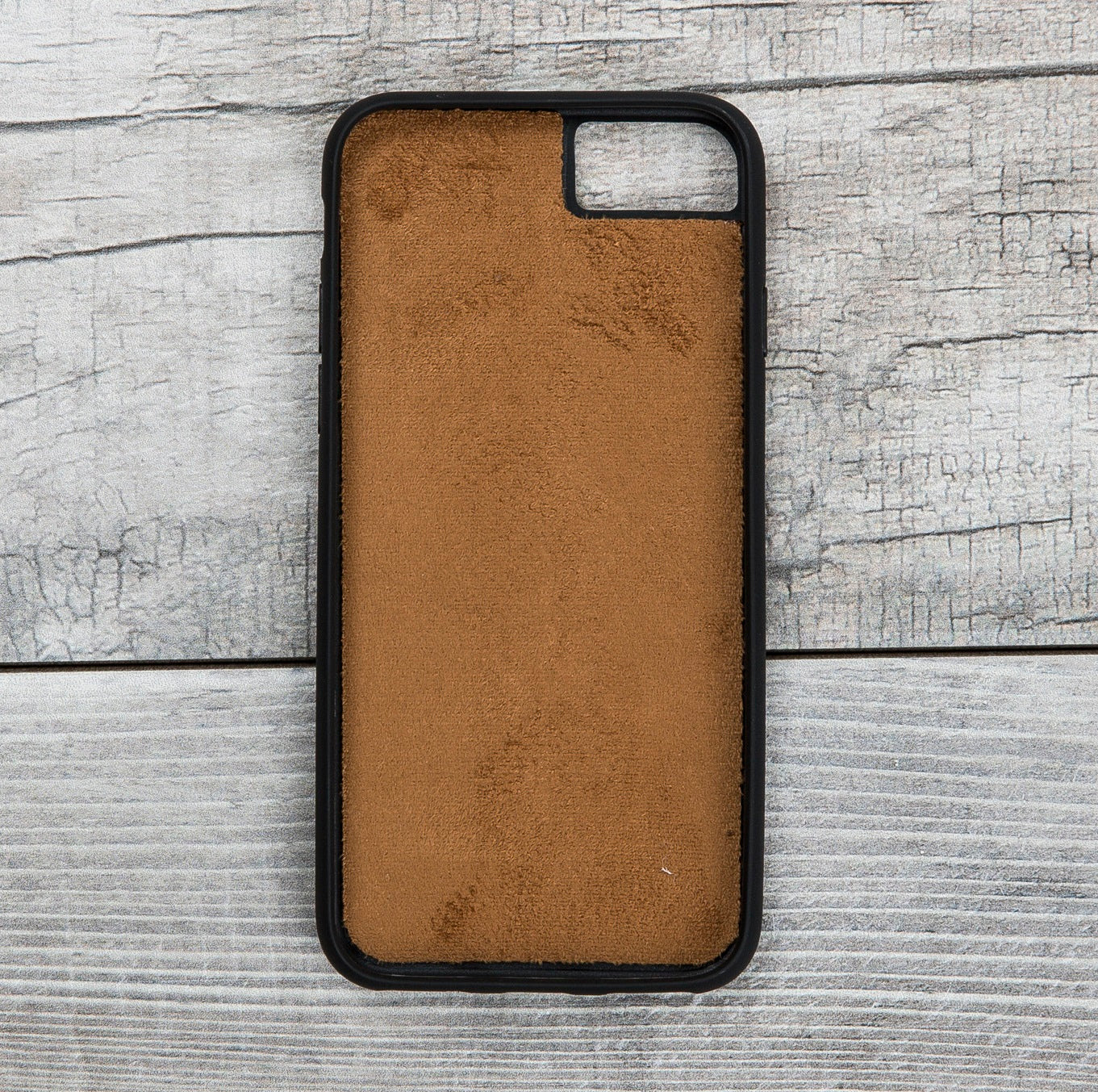 Magnetische Lederhülle Antic Braun für iPhone SE-2/ 7 / 7 +/ 8 / 8 + 