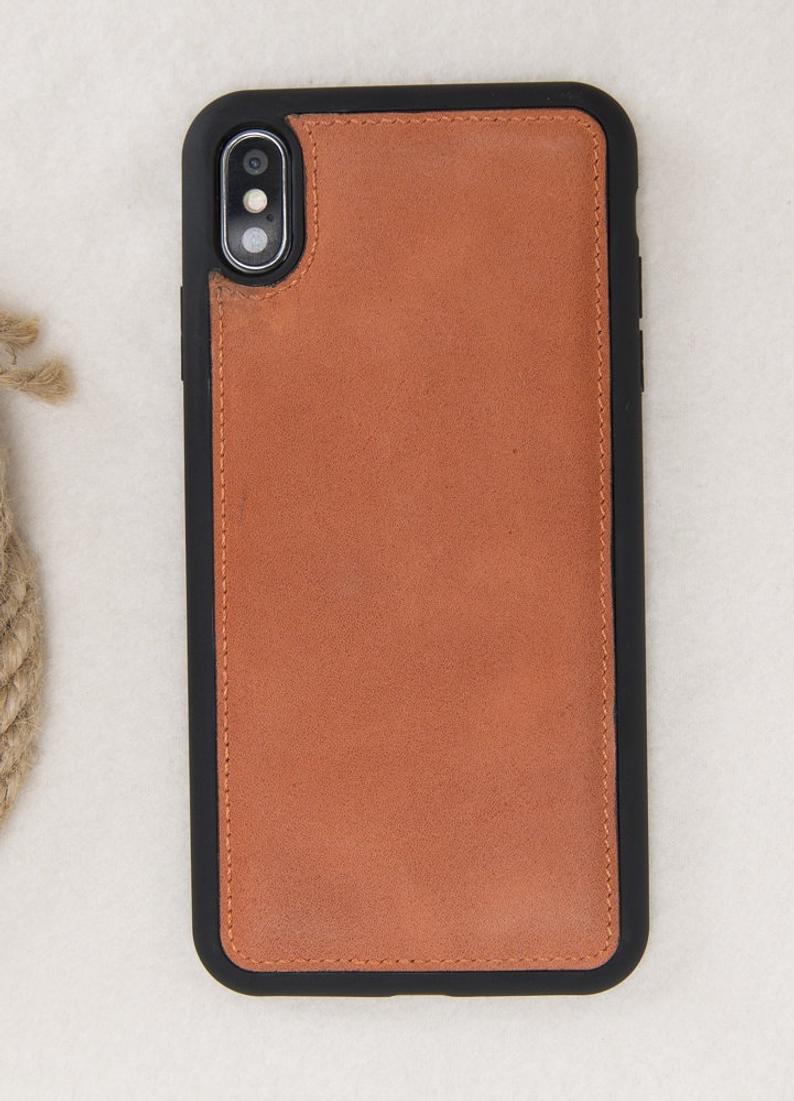 Vollnarbenlederhülle für das iPhone XS Max 